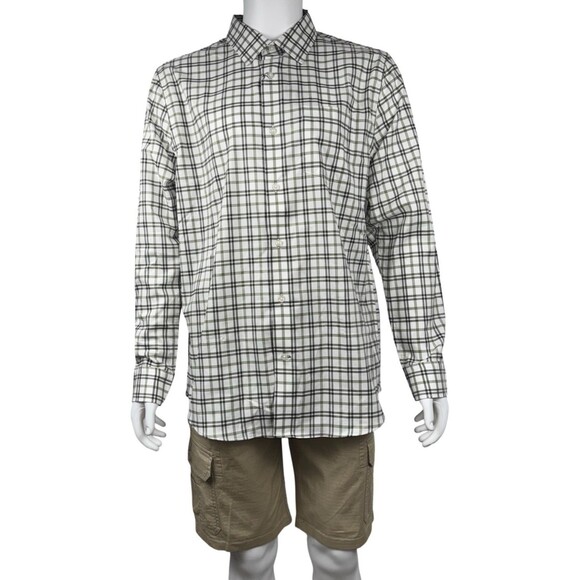 Banana Republic Mens x-Large Green Non-Iron Slim Fit Dress Button Up Shirt New - Picture 1 of 7